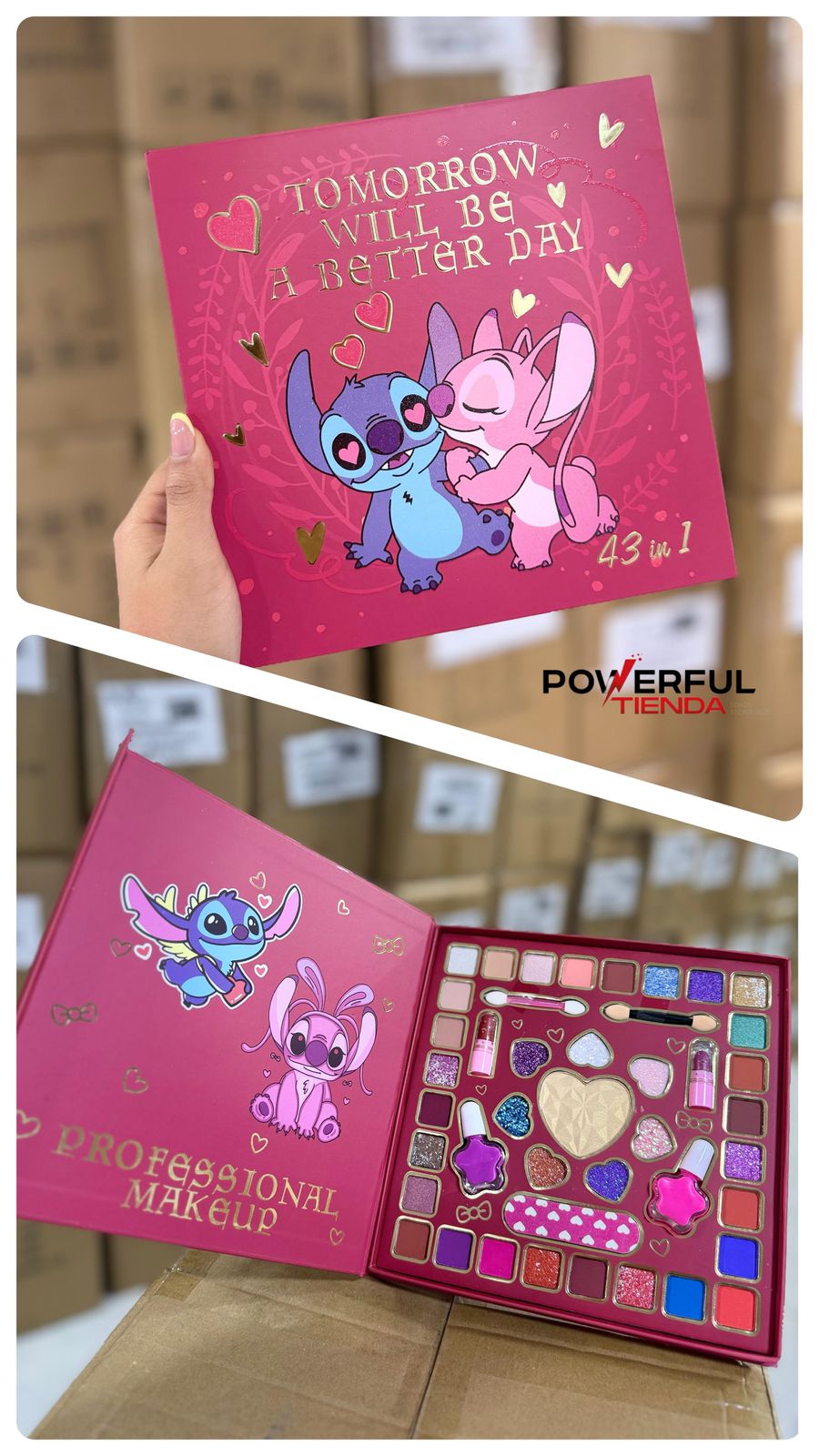 Miniatura 3 de MAQUILLAJE STITCH C1506 ROJO